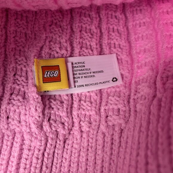 LEGO X Target Collection Adult Pink Minifigure Patch Beanie Hat OSFM One Size - Picture 5 of 7